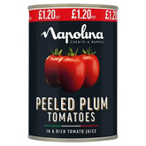 Napolina Peeled Plum Tomatoes 400g (Case of 12)  Adomoo